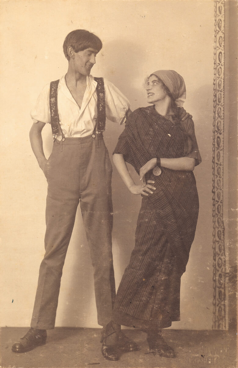 Friedrich Görtitz und Hilde Pudor auf dem Leipziger Bauernball