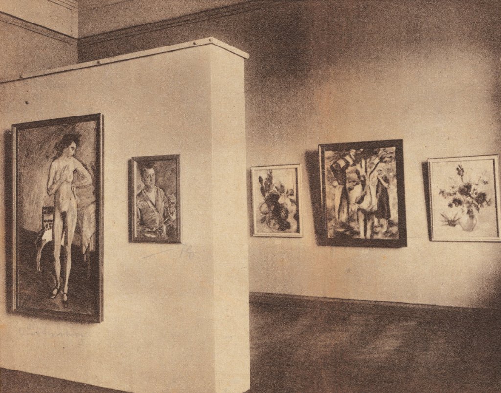 Ausstellung im Leipziger Kunstverein, 1928