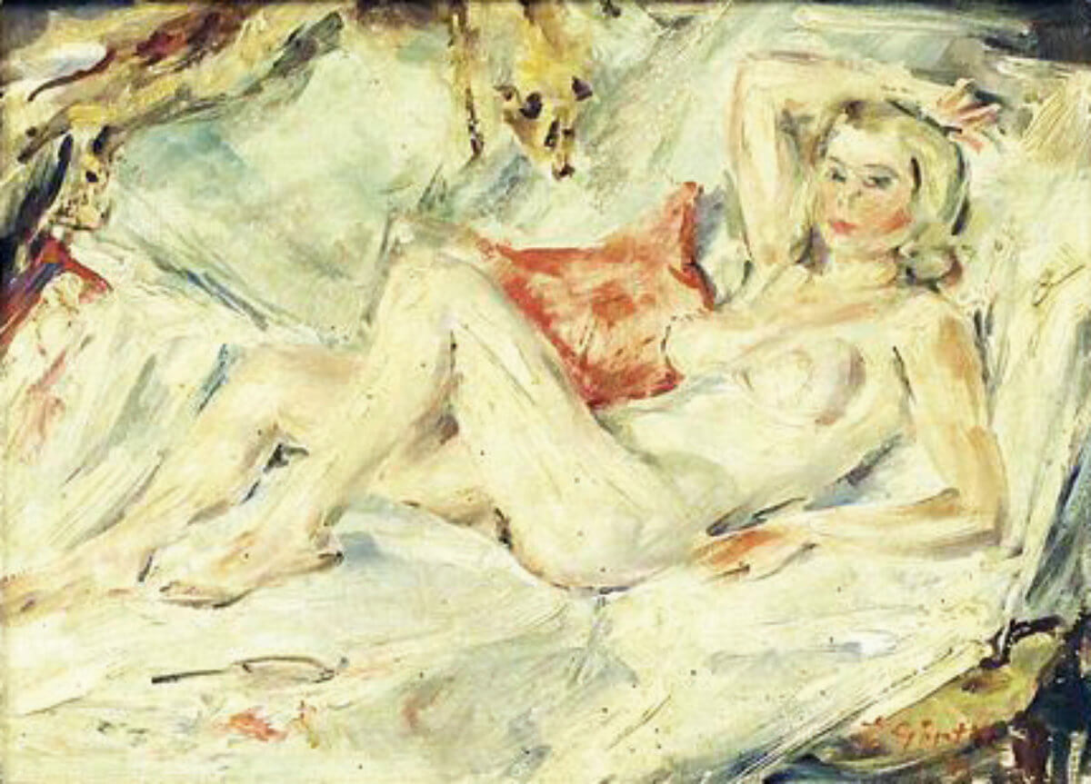 Liegender weiblicher Akt (1932), Öl/Lwd.