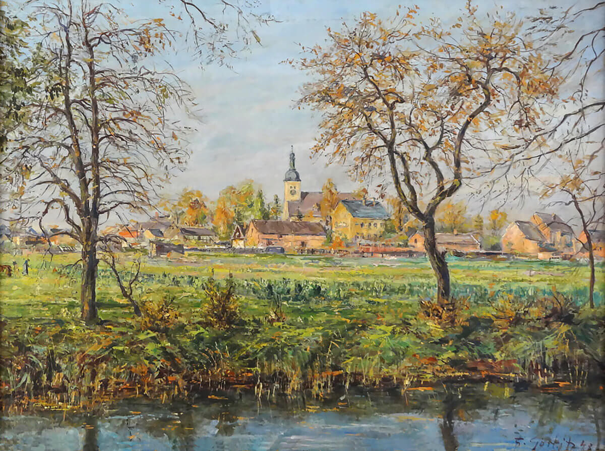 Ankuhn an der Nuthe (1943), Öl/Lwd.