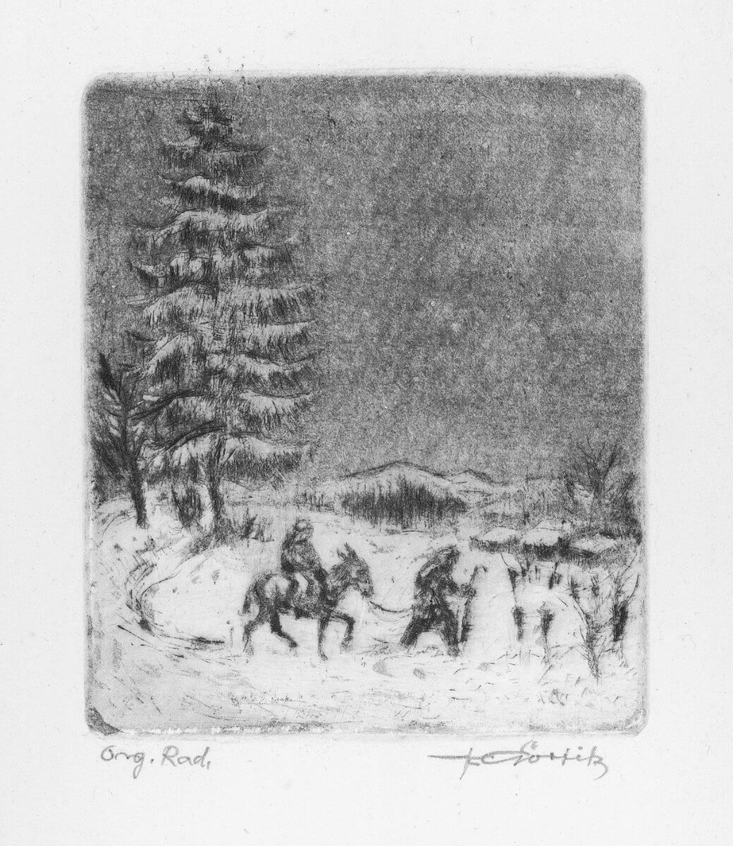 Die heilige Familie, Visit