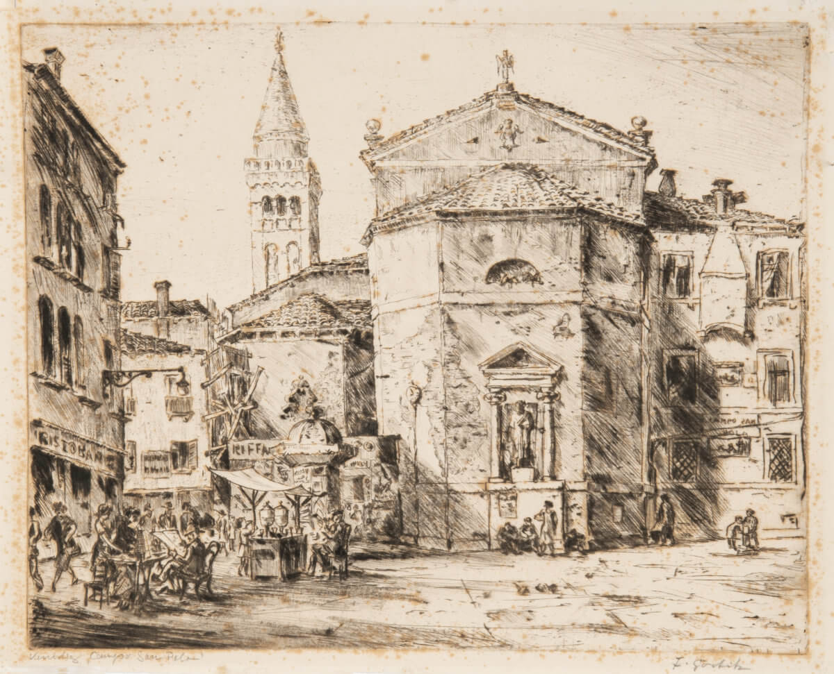 Venedig, Campo San Polo (1930), Überfolio