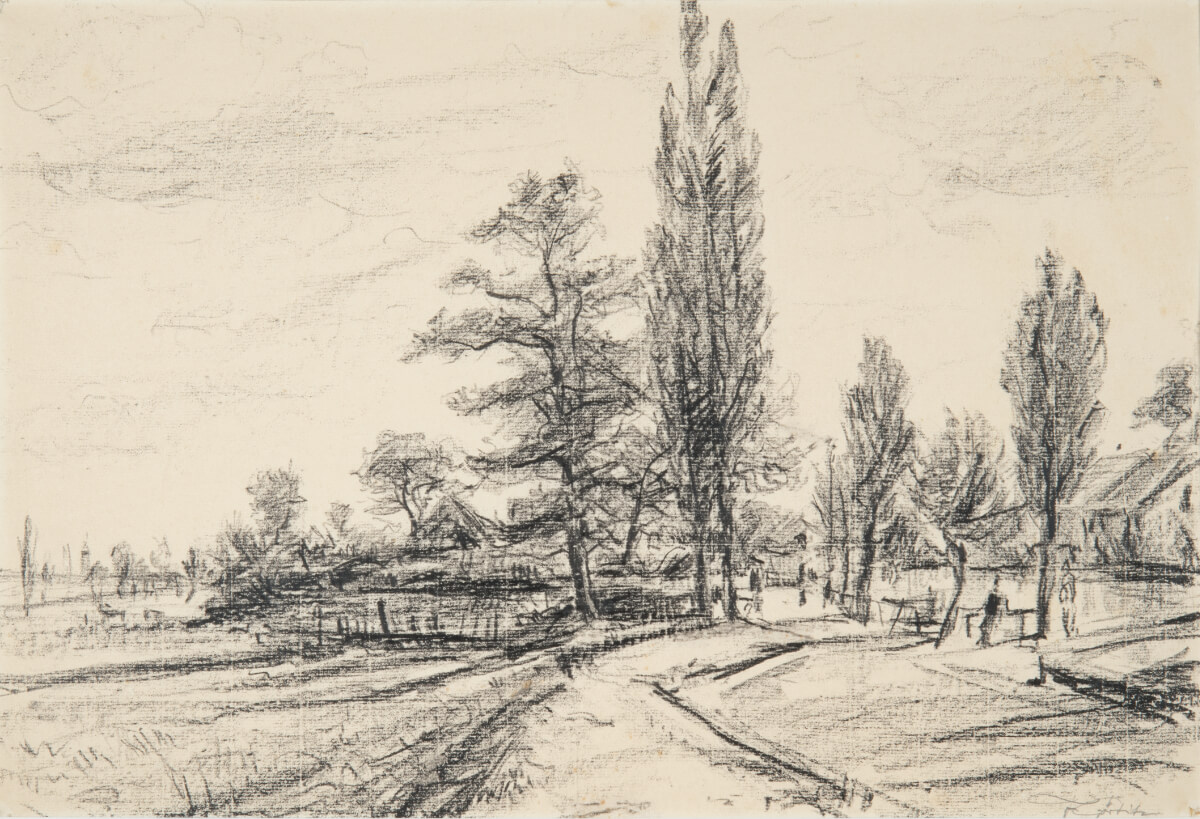 Alt-Dösen bei Leipzig (um 1928), Lithokreide