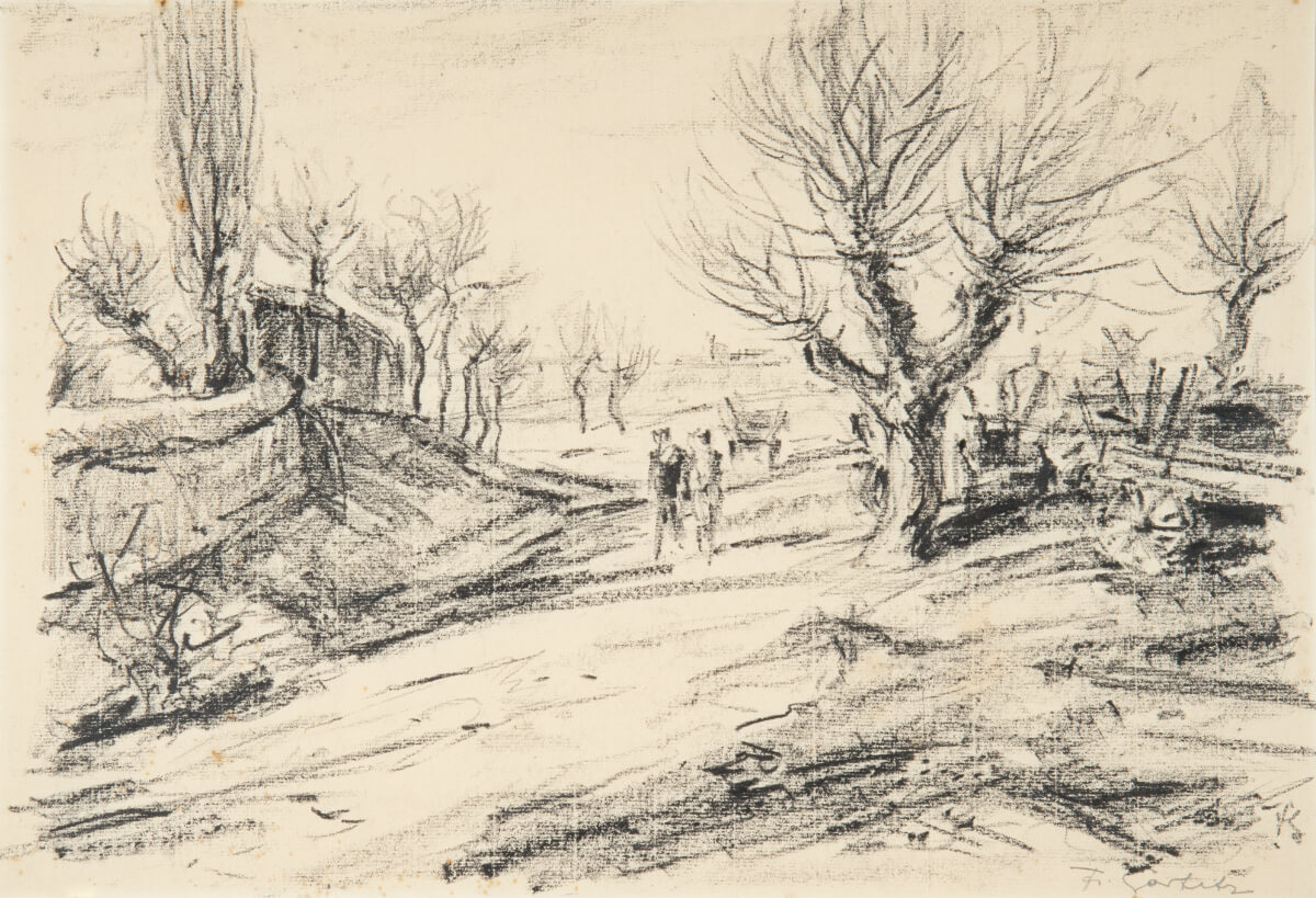 Alt-Dösen bei Leipzig (um 1928), Lithokreide