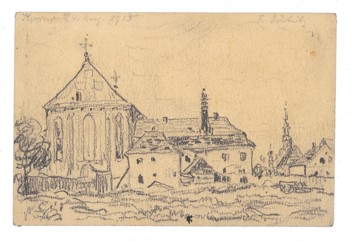 Landschaft, Bleistift