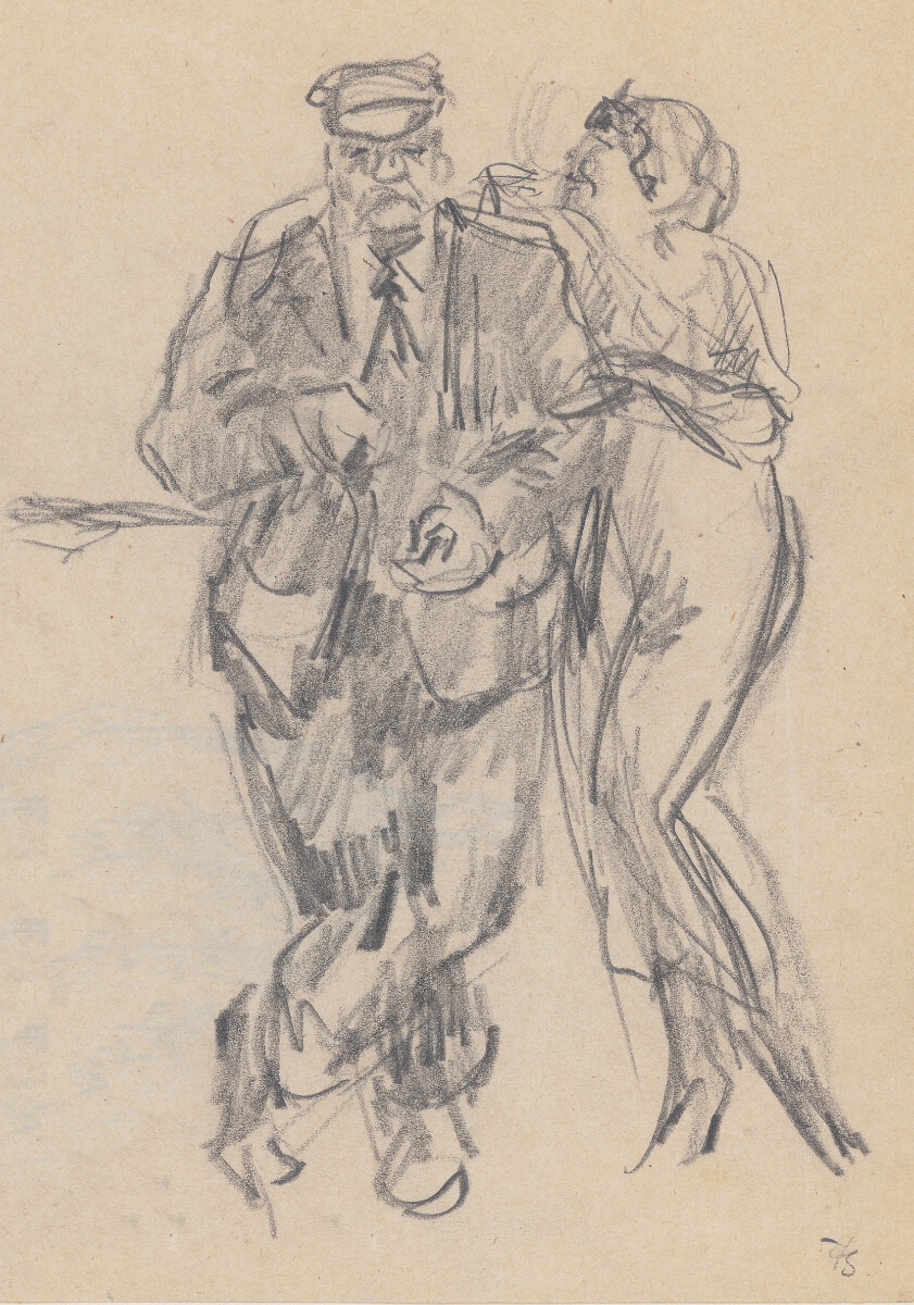 Hamburger Reeperbahn (1923), Zeichnung