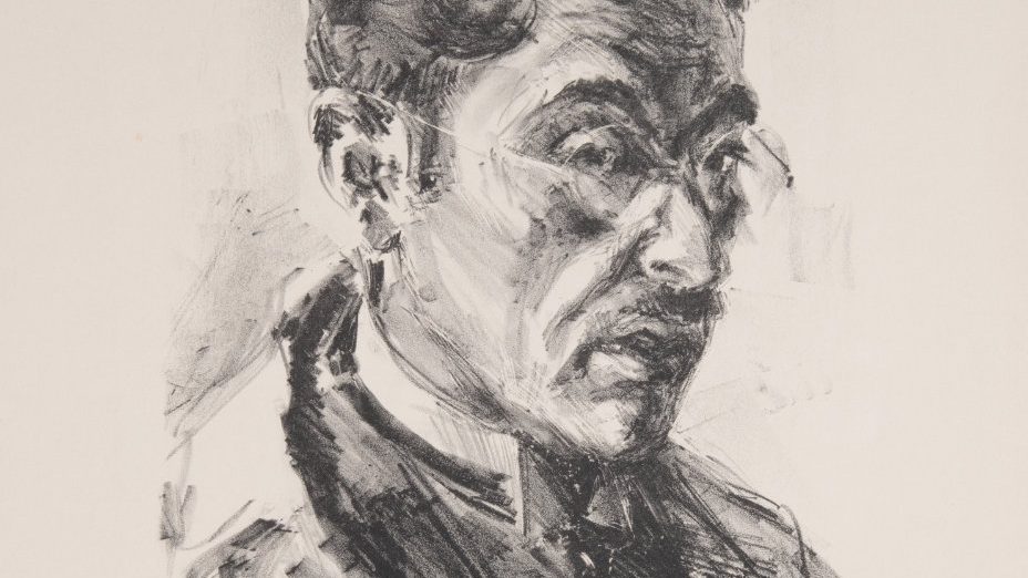 Portrait des Grafikers Kaufmann (1919), Stein